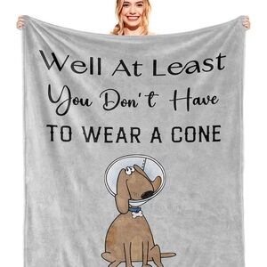Dog Cone Blanket with Cute Design